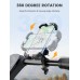 Motorcycle Phone Mount, Upgrade [Full Protection] [Security Lock] Bike Phone Mount 360° Rotatable, Phone Holder for Bicycle, Scooter, Handlebar, Widely Compatible with Cellphones (4.7-6.7”)