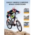 Motorcycle Phone Mount, Upgrade [Full Protection] [Security Lock] Bike Phone Mount 360° Rotatable, Phone Holder for Bicycle, Scooter, Handlebar, Widely Compatible with Cellphones (4.7-6.7”)